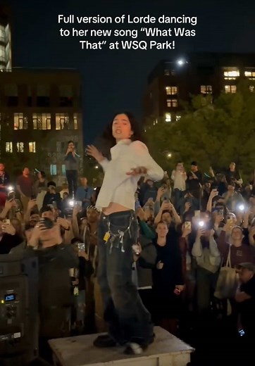 Lorde Dance Performance at Washington Square Park