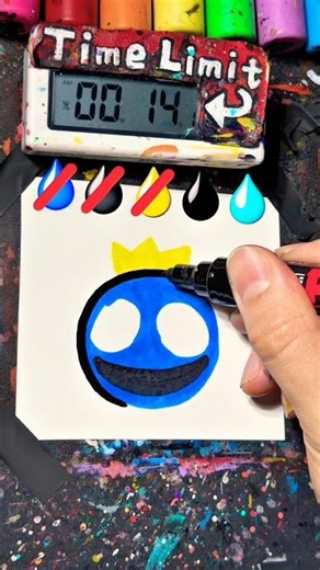 Drawing Blue in 30Sec (Rainbow Friends)