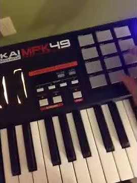 Akai mpk49 after pad sensitivity upgrade