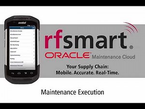 Mobile Maintenance Execution for Oracle Cloud