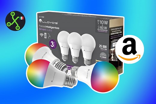 Amazon México tiene este paquete de focos inteligentes RGB por solo 500 pesos y compatibles con Alexa