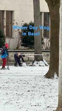 A winter day in Basel, Switzerland.❄️
