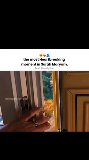 most heartbreaking moment in surah maryam! 🥺❤️‍🩹 #muslimunity601