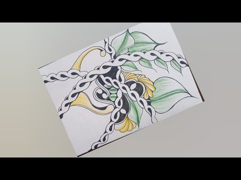 zentangle art | zentangle step by step for beginners #zentangle #zenart #zen