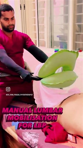 Manual lumbar mobilisation for low back pain