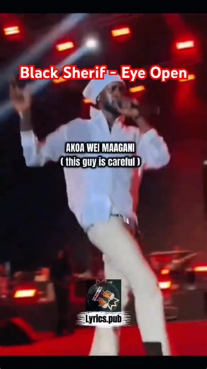 Black sherif - Eye Open