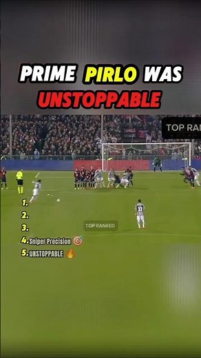Prime Andrea Pirlo was UNSTOPPABLE 🎯🧙‍♂️Free kicks long shots, vision and pure football intelligence