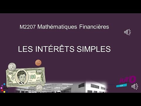 Cours de mathématiques financières : les intérêts simples