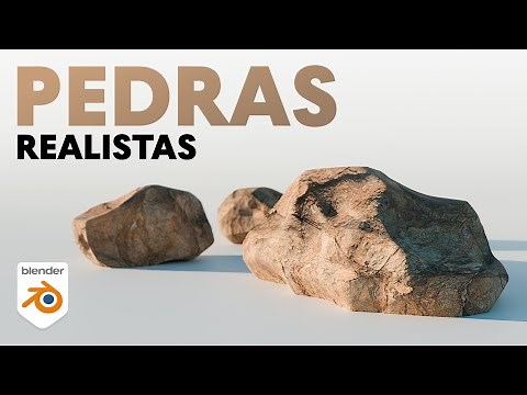 Como criar PEDRAS REALISTAS no Blender 3D (passo-a-passo)