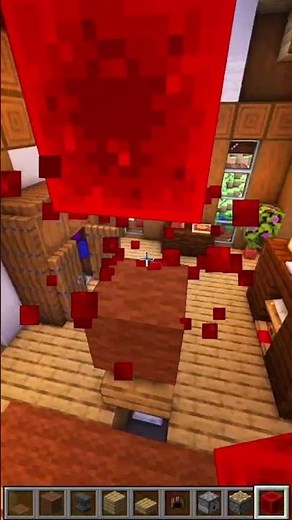 BEAR SKIN RUG! 🐻😲 Minecraft Hacks! #shorts