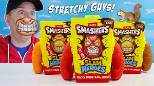 Slam Heroes Smashers Shark Gorilla Luchador Stretchy Guys review