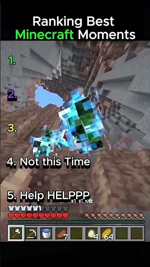 Ranking the FUNNIEST Minecraft Moments #minecraftmemes #shorts