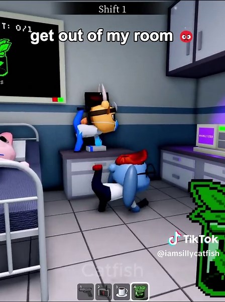 Get out of my room 😭 #animalhospital #roblox #usa | big bad wolf