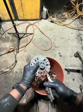 copper ceiling fan motor #copper #howto #tools