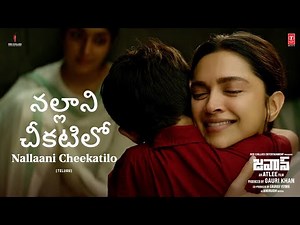 Nallaani Cheekatilo Video | Jawan | Shahrukh Khan | Atlee | Anirudh | Nayanthara | Deepthi Suresh