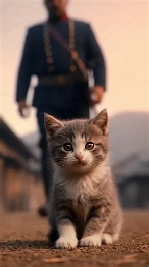 【AI猫】西郷隆盛に拾われた可愛い猫#鹿児島 #西南戦争 #徳之島 #西郷隆盛 #明治維新 #子猫