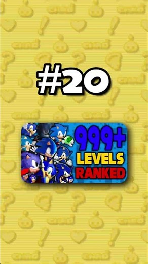 Number 20 - Ranking ALL 999+ Sonic Levels from Worst to Best #sonicthehedgehog