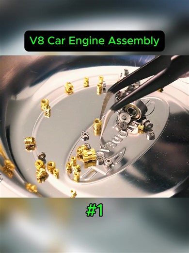 V8 Car Engine Assembly Guide
