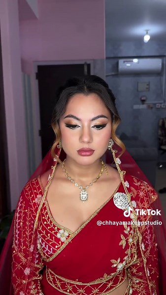 Nepali Bride Makeup Transformation