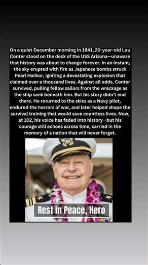 The Final Voice of the USS Arizona Falls Silent