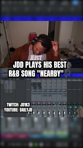 jdd plays his best r&b song "NEARBY"🎶#jd #jdd #drake