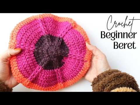 Crochet Easy French Beret Hat