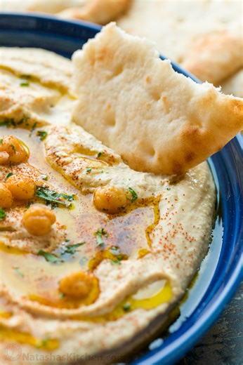 If You've NEVER Tried Homemade Hummus You Are In For a Real Treat! RECIPE: https://natashaskitchen.com/hummus-recipe/ | NatashasKitchen.com