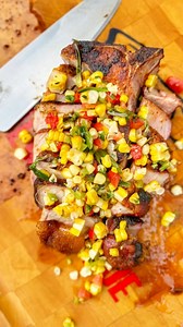 5.6K views · 323 reactions | Take pork chop night up a flavor level with this charred scallion corn slaw! Check out the recipe down below.  #porkchops #porkchoprecipe #PorkChopNight #traegergrills #dinnertime #recipeideas #traegergrills #grilledpork #reelschallengereelschallenge #thisjewcanque | This Jew Can Que | Facebook