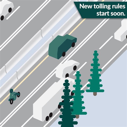 Get a Good To Go! account and pass to save $2 per toll on SR 167 and all toll roads throughout Washington. Having an account and pass means you'll be ready for the new tolling rules that take effect this fall. Learn more about the changes and choose the pass that's right for you at GoodToGo167.com. | WSDOT