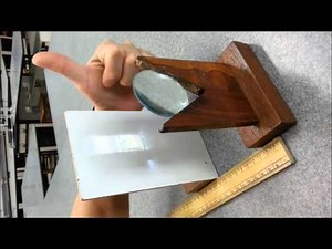 Finding focal length of a converging lens practical