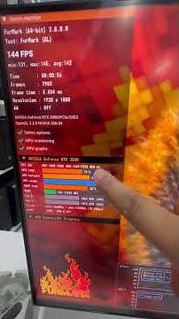 EKRAN KARTINA FURMARK TESTİ NASIL YAPILIR ? #pc #pcsettings #nvidiartx4070 #rtx4060