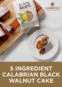 Calabrian Black Walnut Cake - Hammons Black Walnuts