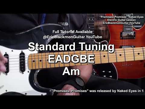 PROMISES PROMISES Naked Eyes Lesson Preview - GUITAR & Bass TUTORIAL AVAILABLE ‪@EricBlackmonGuitar‬