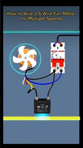 "How to Wire a 5-Wire Fan Motor for Multiple Speeds"