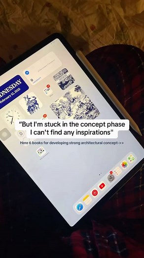 Hüma The Architecture Student on Instagram: "6 Books For Developing Strong Architectural Concepts🏛️📐🤍 1. The Architecture Concept Book This book is essential for understanding how to develop strong and innovative architectural concepts, helping you move beyond generic ideas into meaningful design strategies. 2. Design Process in Architecture It provides a structured approach to architectural thinking, guiding you through the phases of design and helping you refine your concept step by step. 3