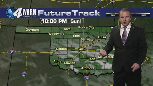 Aaron Brackett tracks big weather changes in Oklahoma