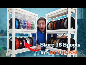 The BEST Filament Storage for UNDER $10!! (IKEA HACK!!)