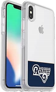 OTTERBOX NFL SYMMETRY SERIES Case for iPhone Xs & iPhone X - Retail Packaging - RAMS