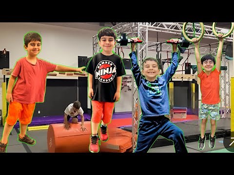 Kids Ninja Academy | Adrien Goes To Ninja Warrior Fitness Class