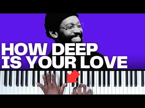 Learn "HOW DEEP IS YOUR LOVE" by PJ Morton (Bee Gees) | Piano Tutorial (Neo Soul Jazz)