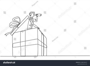 Single Continuous Line Drawing Businessman Emerged Stock Vector (Royalty Free) 2382136117 | Shutterstock