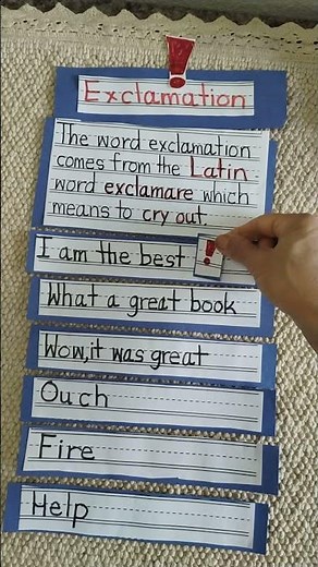 What is an Exclamation and when to use an Exclamation mark #shorts #educational