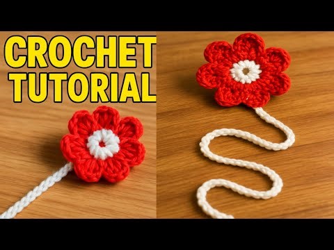 Crochet Flower Bookmark | Easy & Beautiful Crochet Tutorial