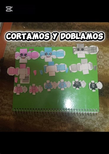 tutorial de los tríos papercraft