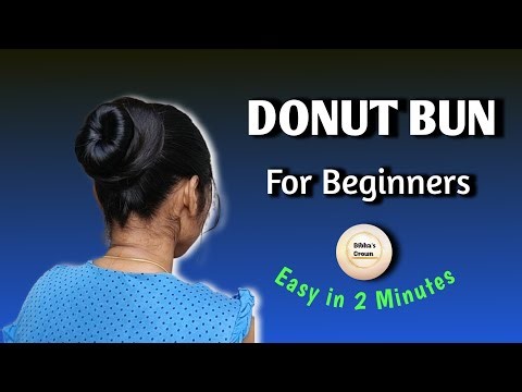 How to Make Donut Bun Easily | Simple Hairstyle Tutorial | Bibha's Crown