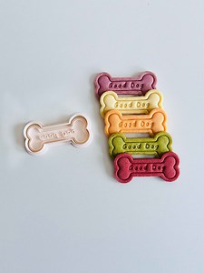 Dog Bone Cookie Cutter | Good Dog Text Cookie Cutter Stamp Set | Dog Treat Cutter | 3D Printed - Etsy