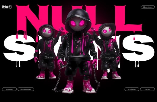 NFT Landing Page - Pavel Lozovyi