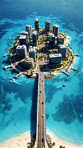 Building a Small Island City in the Ocean.