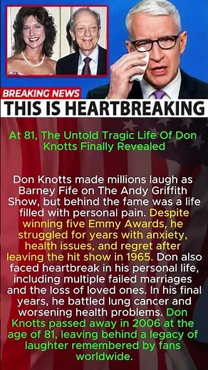 At 81, The Untold Tragic Life Of Don Knotts Finally Revealed