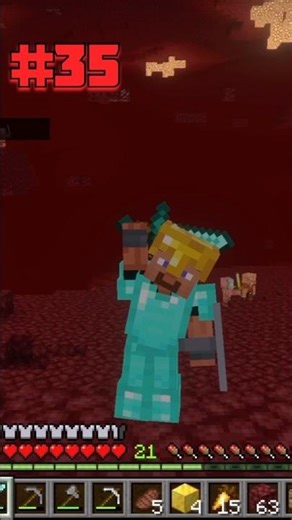 Minecraft Survival Part 35 | FINALLY Found Nether Fortress 🔥 #minecraft